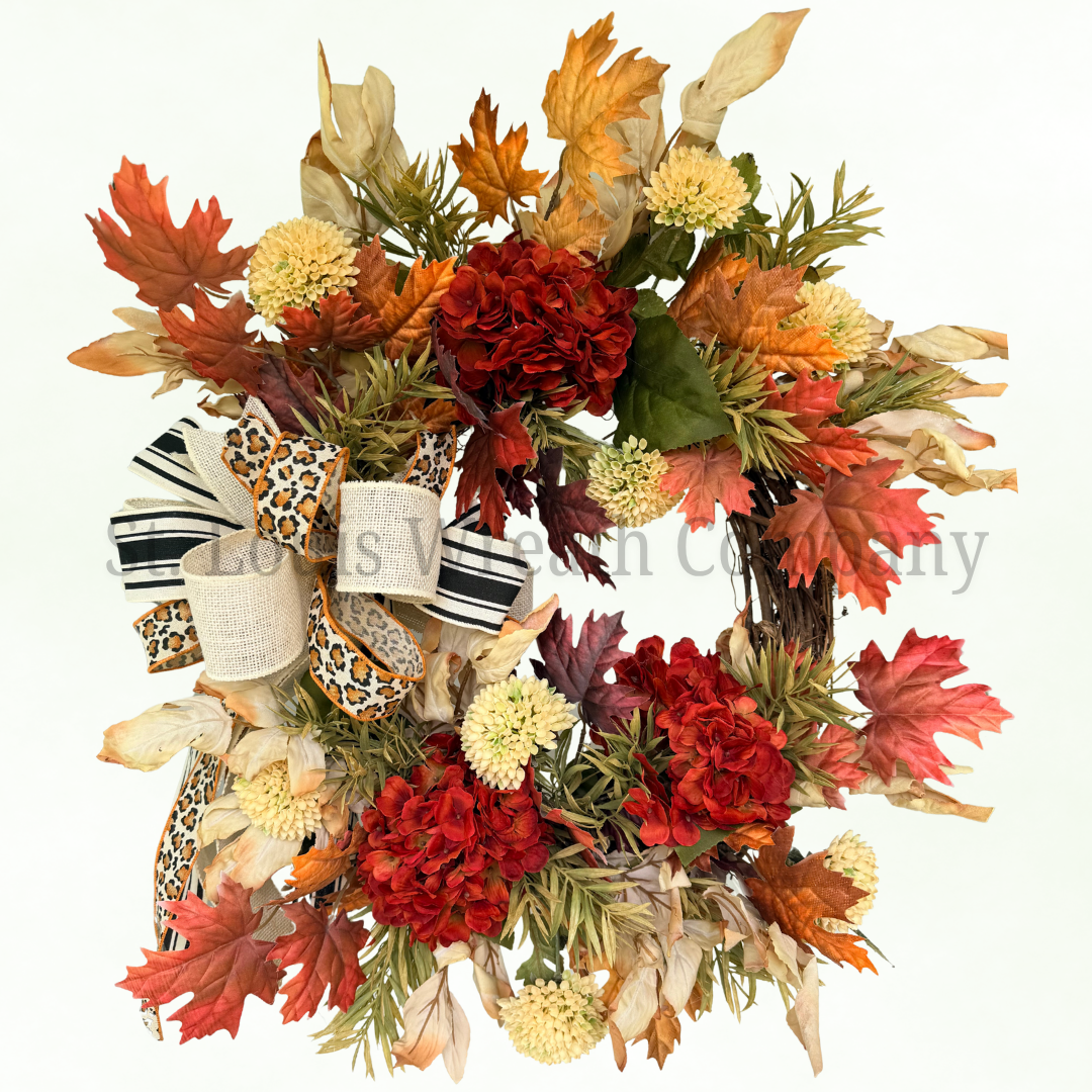 Falling for Fall - Fall Wreath (27”-29” Total Diameter)