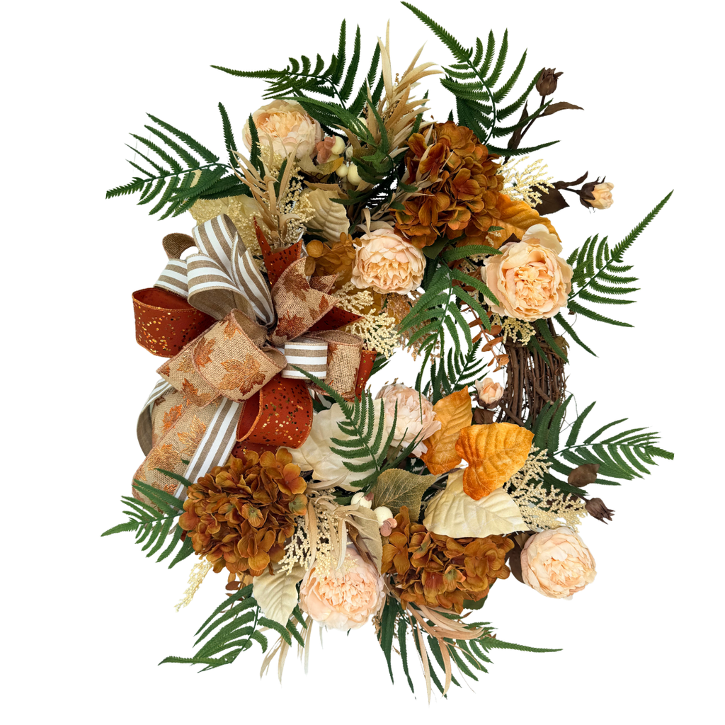 Autumn Bliss - Fall Wreath (27”-29” Total Diameter)